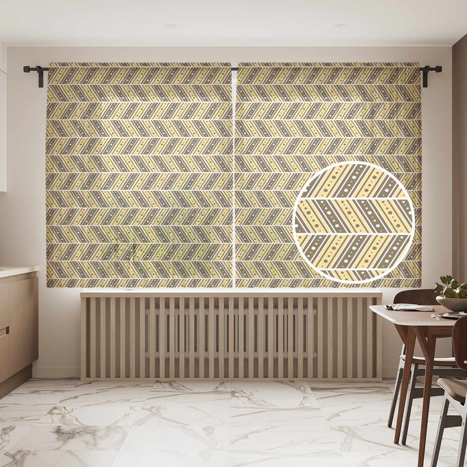 

Фототюль JoyArty "Декор с традиционными этническими мотивами" 145x180см, Декор с традиционными этническими мотивами