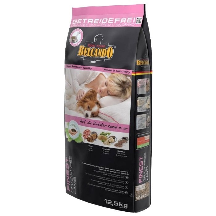 Сухой корм для собак BELCANDO Finest GF Lamb, ягненок, 12.5кг