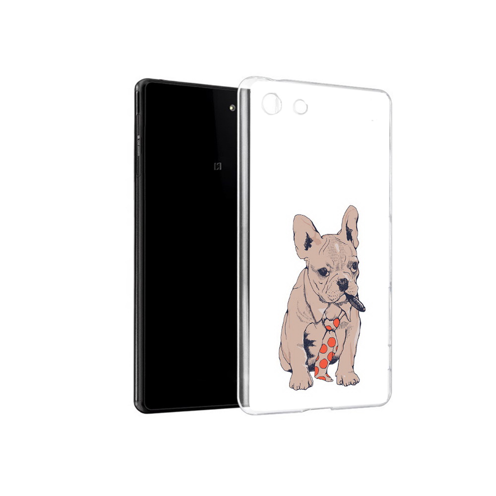 

Чехол MyPads Tocco для Sony Xperia M5 бульдог с сигарой (PT16167.241.250), Прозрачный, Tocco