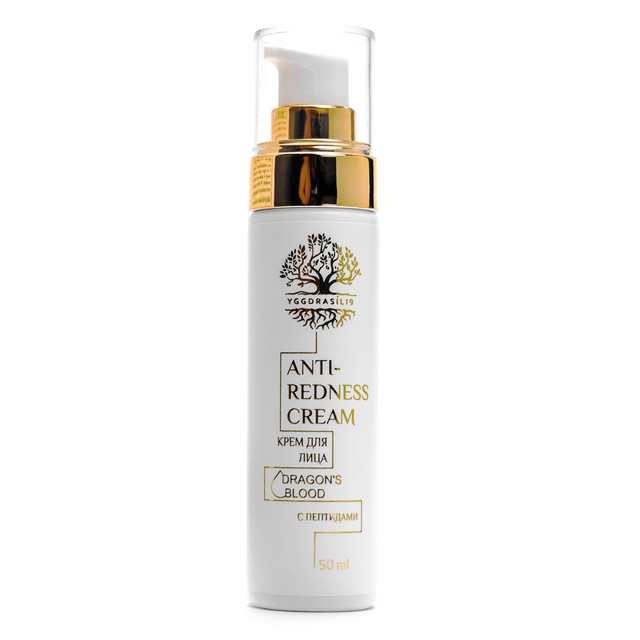 

Крем для лица YggDrasil19 успокаивающий с пептидами ANTI-REDNESS CREAM, 50 мл, АРМ-009a