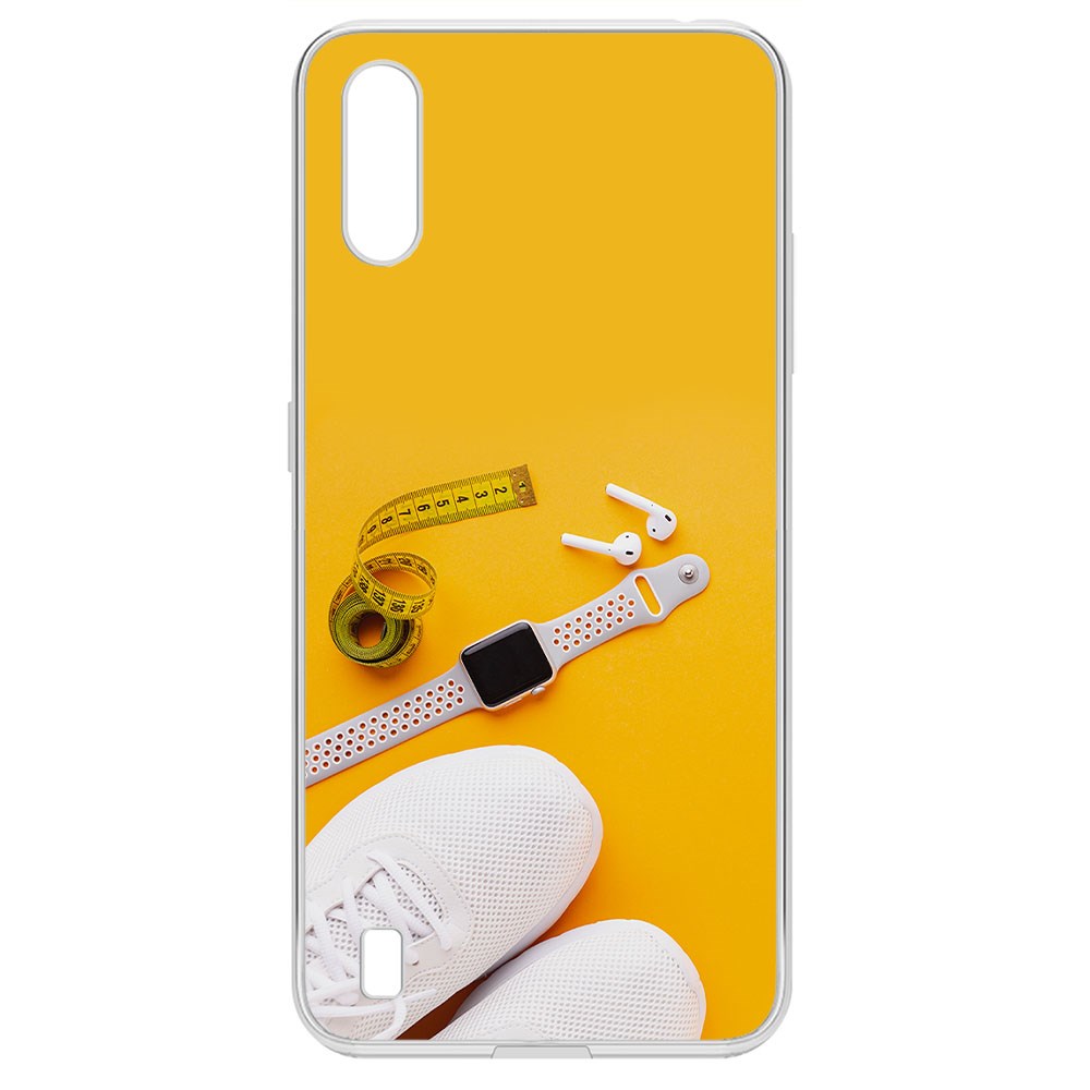 фото Чехол-накладка krutoff clear case кроссовки женские фитнес для samsung galaxy m01 (m015)