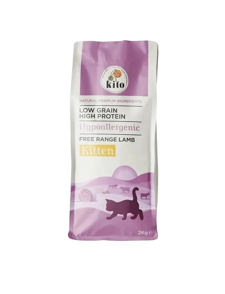 Сухой корм для котят Kito Kitten Cat Food Grass-Fed Lamb, ягненок, 2 кг