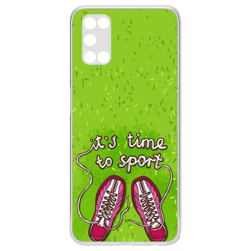 фото Чехол-накладка krutoff clear case кроссовки женские время спорта для oppo a52