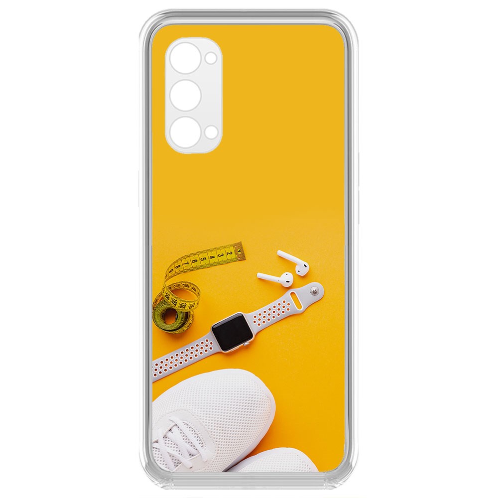 фото Чехол-накладка krutoff clear case кроссовки женские фитнес для oppo reno4 pro 5g