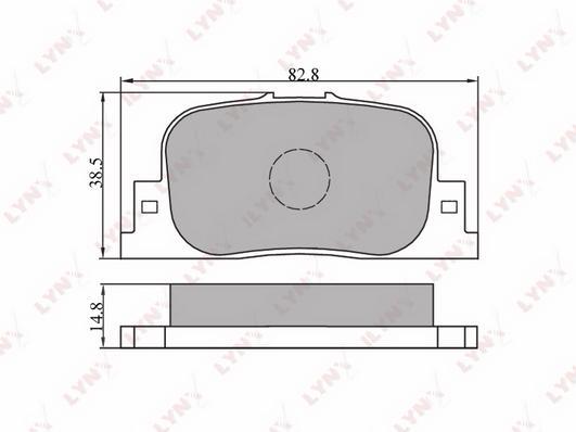 

Колодки торм.задн.TOYOTA CAMRY(V20) 99-01