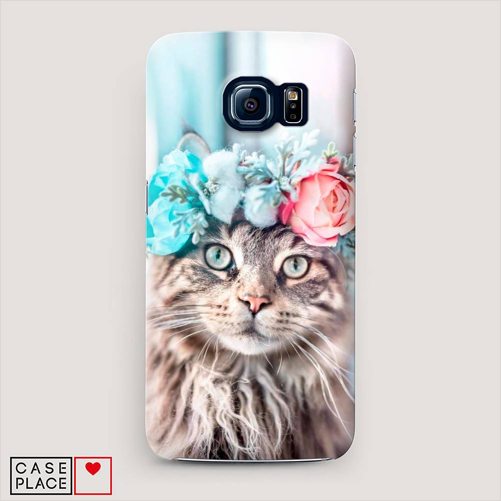 

Чехол Awog "Кот в венке" для Samsung Galaxy S7, 24520-1