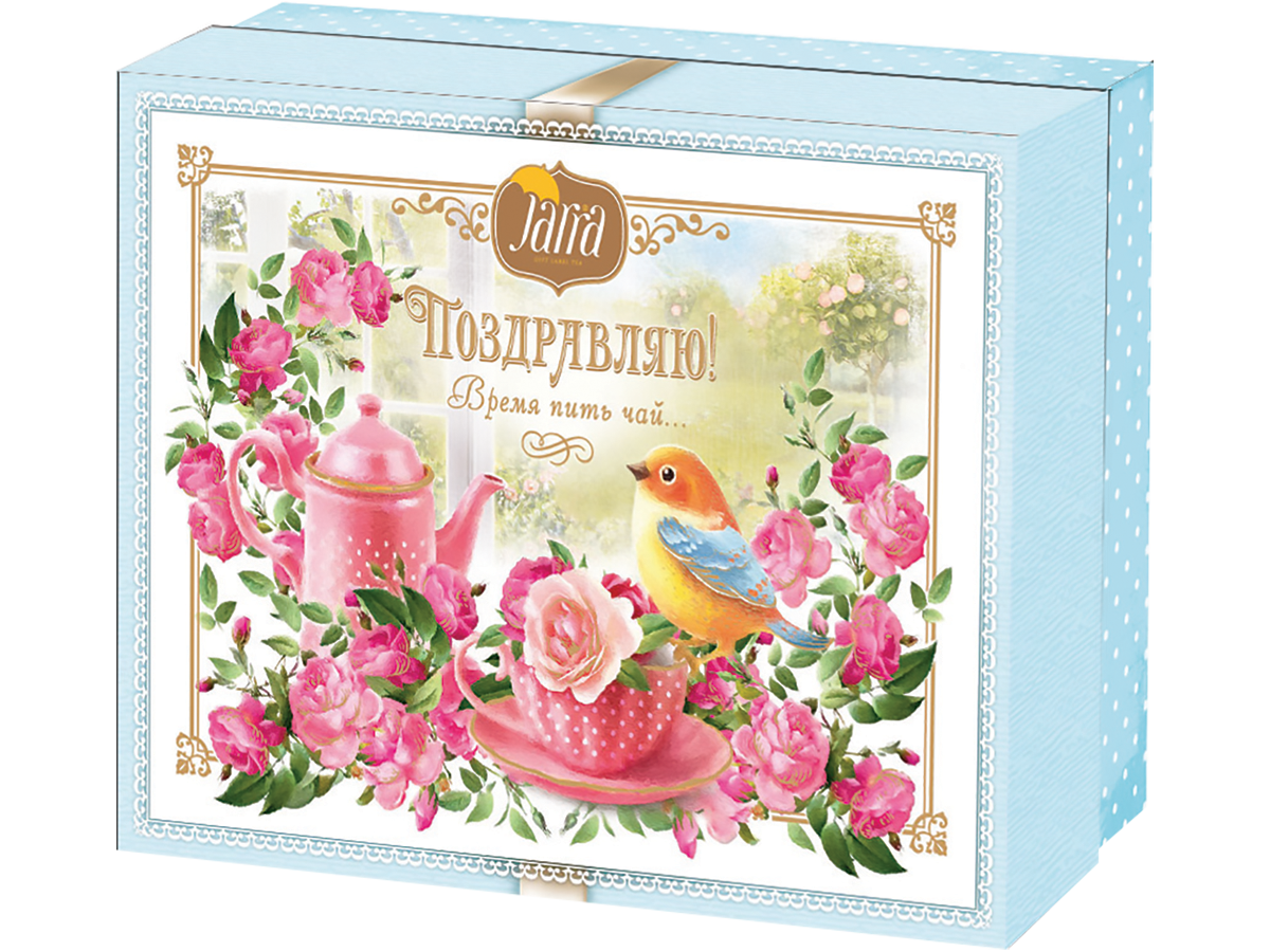 

Чай Шкатулка Время пить чай черный со смородиной и рябиной, 125 г, Jarra