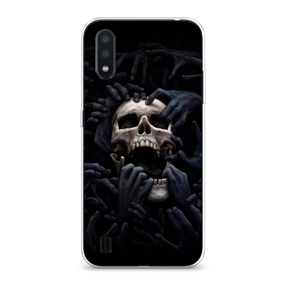 

Чехол Awog на Samsung Galaxy A01 "Череп 29", Разноцветный, 29550-9