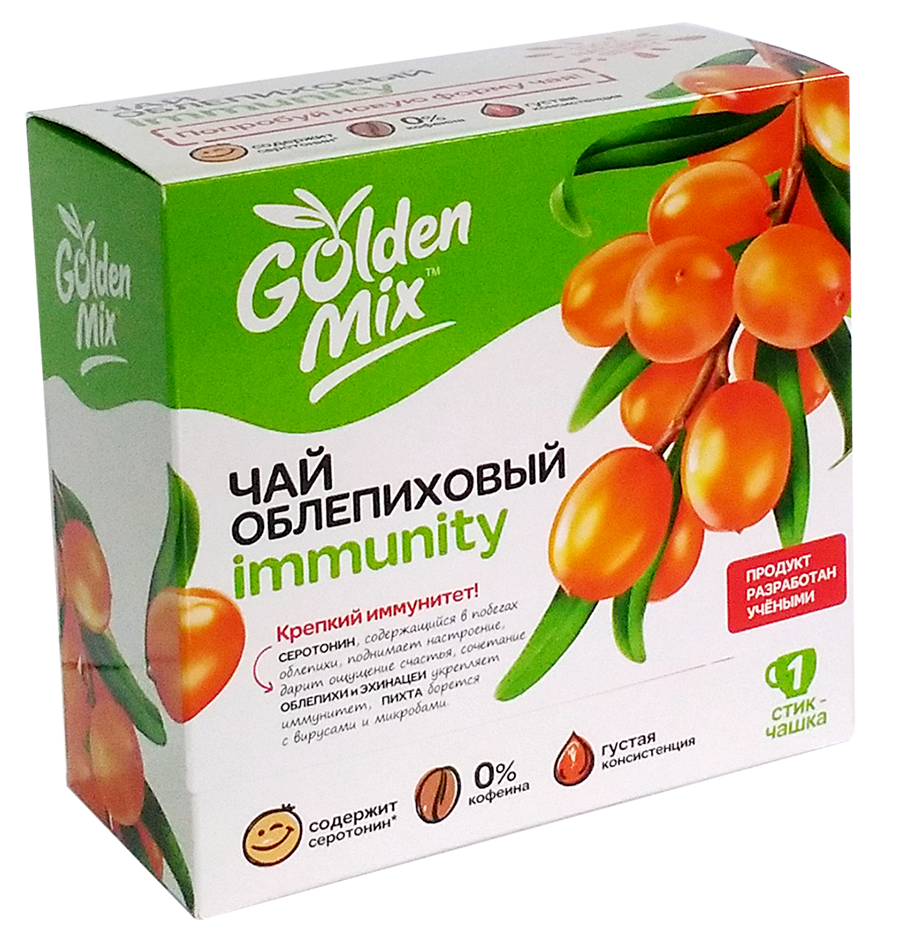 Облепиховый чай Immunity, 21 шт, Golden mix