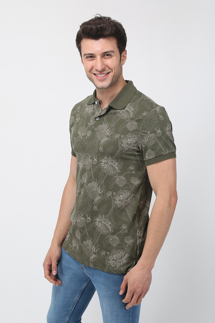 

Футболка мужская Terapi Giyim 25539 хаки XL (товары доставляются из-за рубежа), 25539