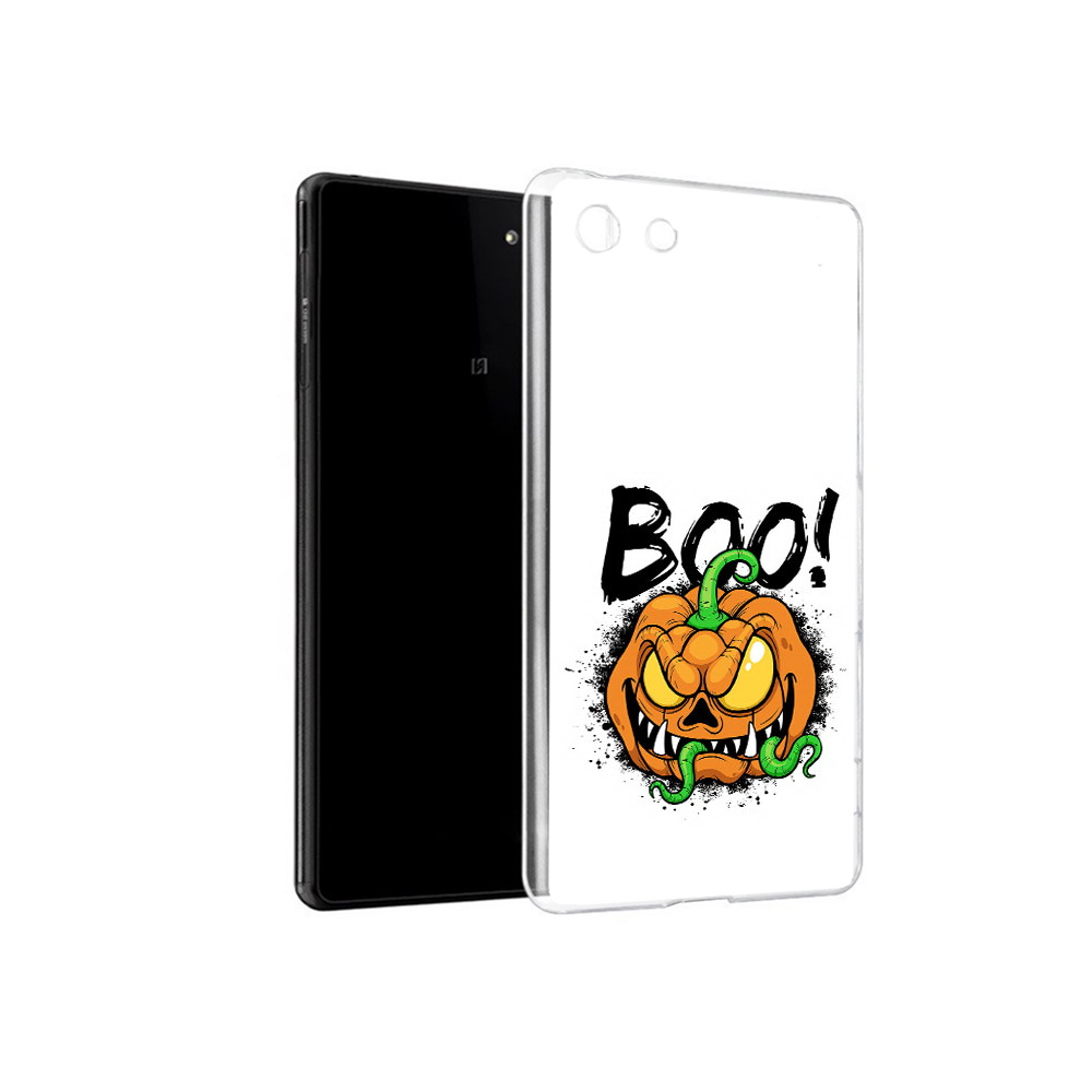 

Чехол MyPads Tocco для Sony Xperia M5 Хэллоуин бу (PT16167.241.193), Прозрачный, Tocco
