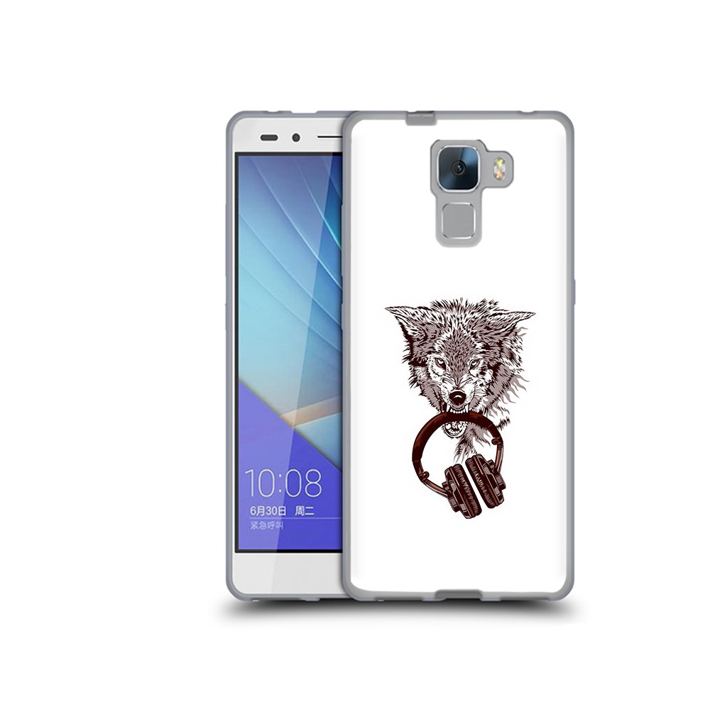 

Чехол MyPads Tocco для Honor 7 дикий волк (PT28758.36.325), Прозрачный, Tocco
