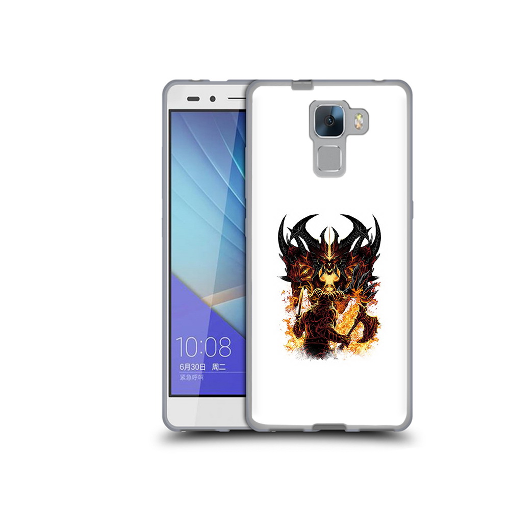 

Чехол MyPads Tocco для Honor 7 демон shadow fiend (PT28758.36.318), Прозрачный, Tocco