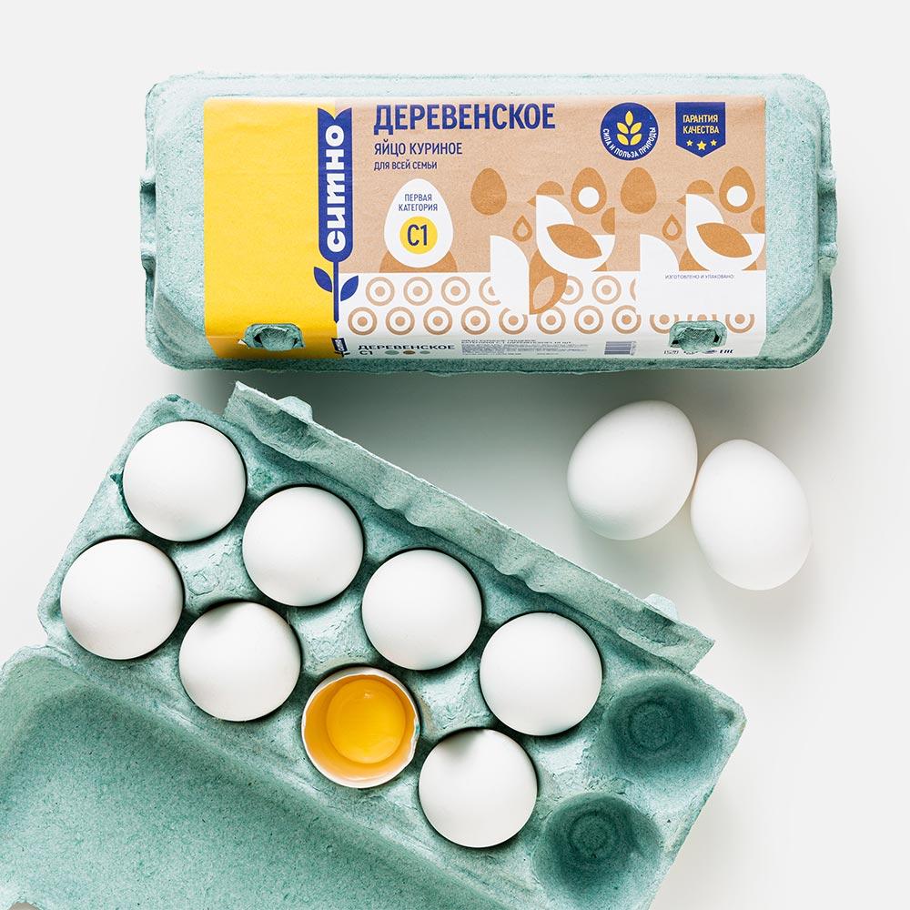 

Яйцо куриное Ситно Деревенское С1 10 шт