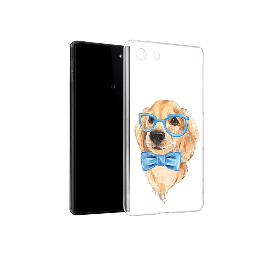 

Чехол MyPads Tocco для Sony Xperia M5 Собака интеллигент (PT16167.241.159), Прозрачный, Tocco