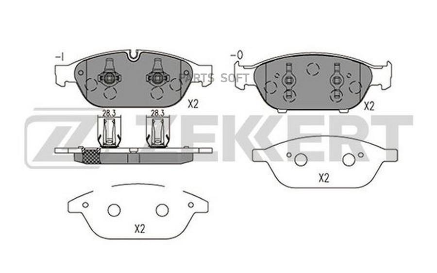 

Тормозные колодки ZEKKERT BS2425