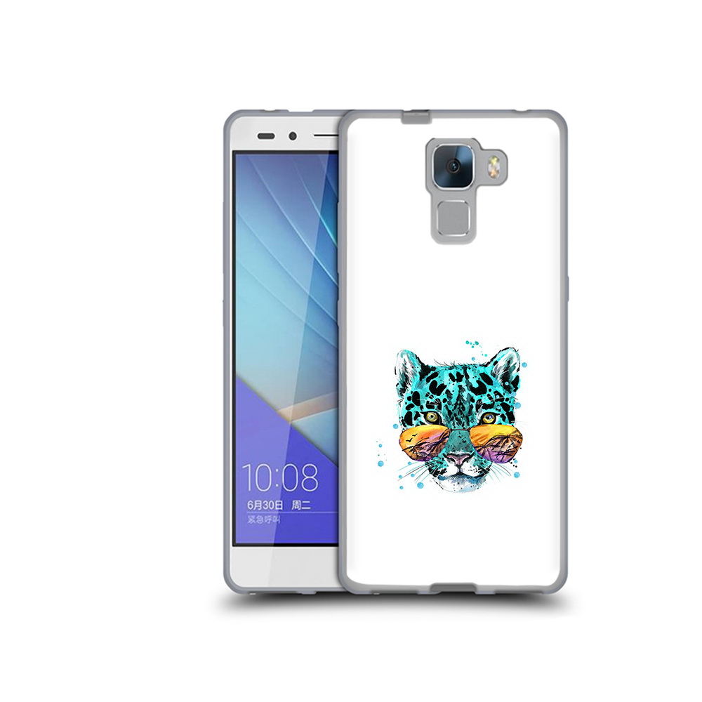 

Чехол MyPads Tocco для Honor 7 голубой лео (PT28758.36.294), Прозрачный, Tocco