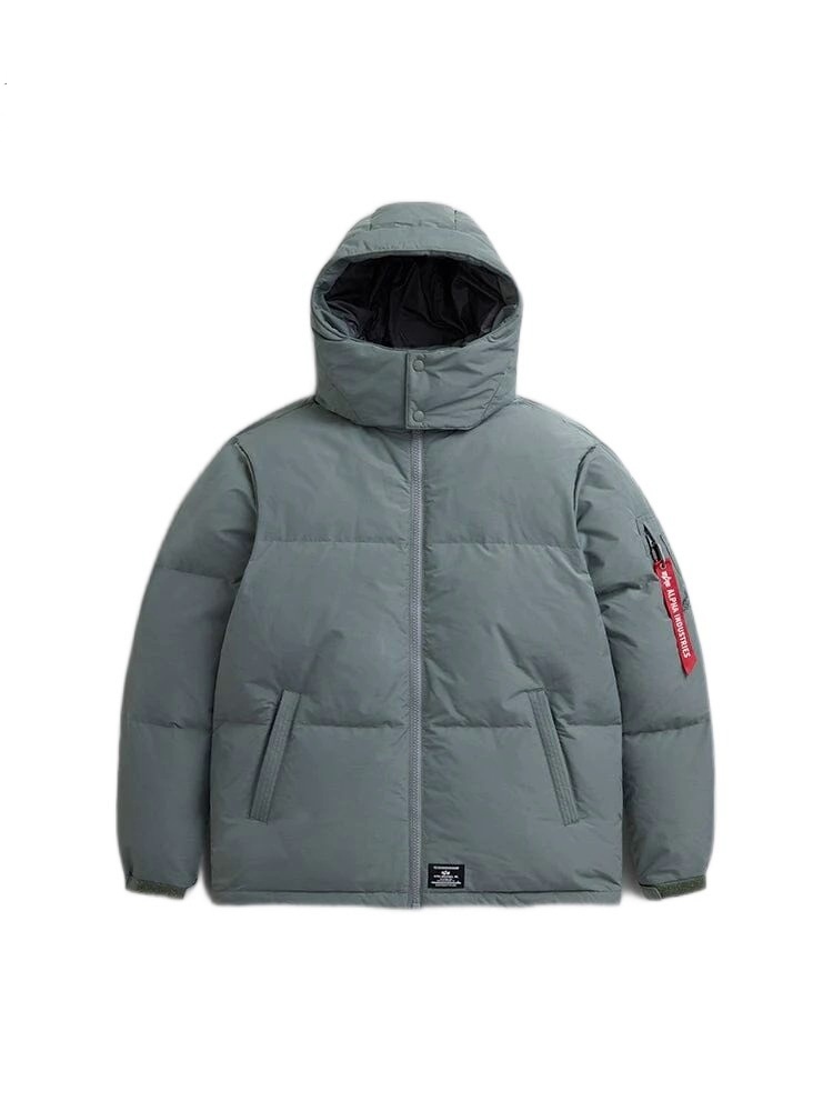 Пуховик мужской Alpha Industries Puffer parka серый XXL