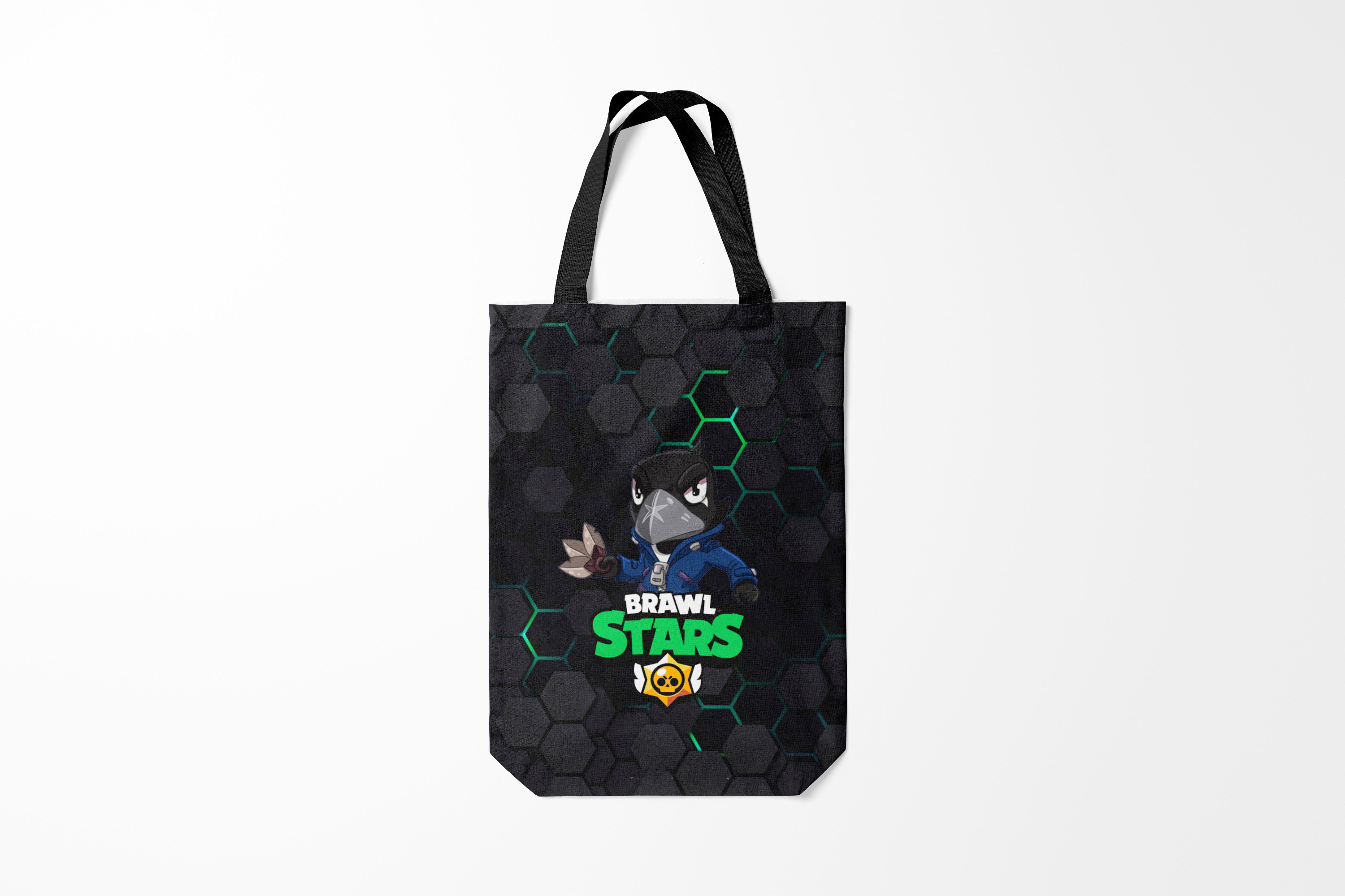 

Сумка шoппер унисекс Burnettie Brawl Stars Crow, разноцветный, Brawl Stars Crow