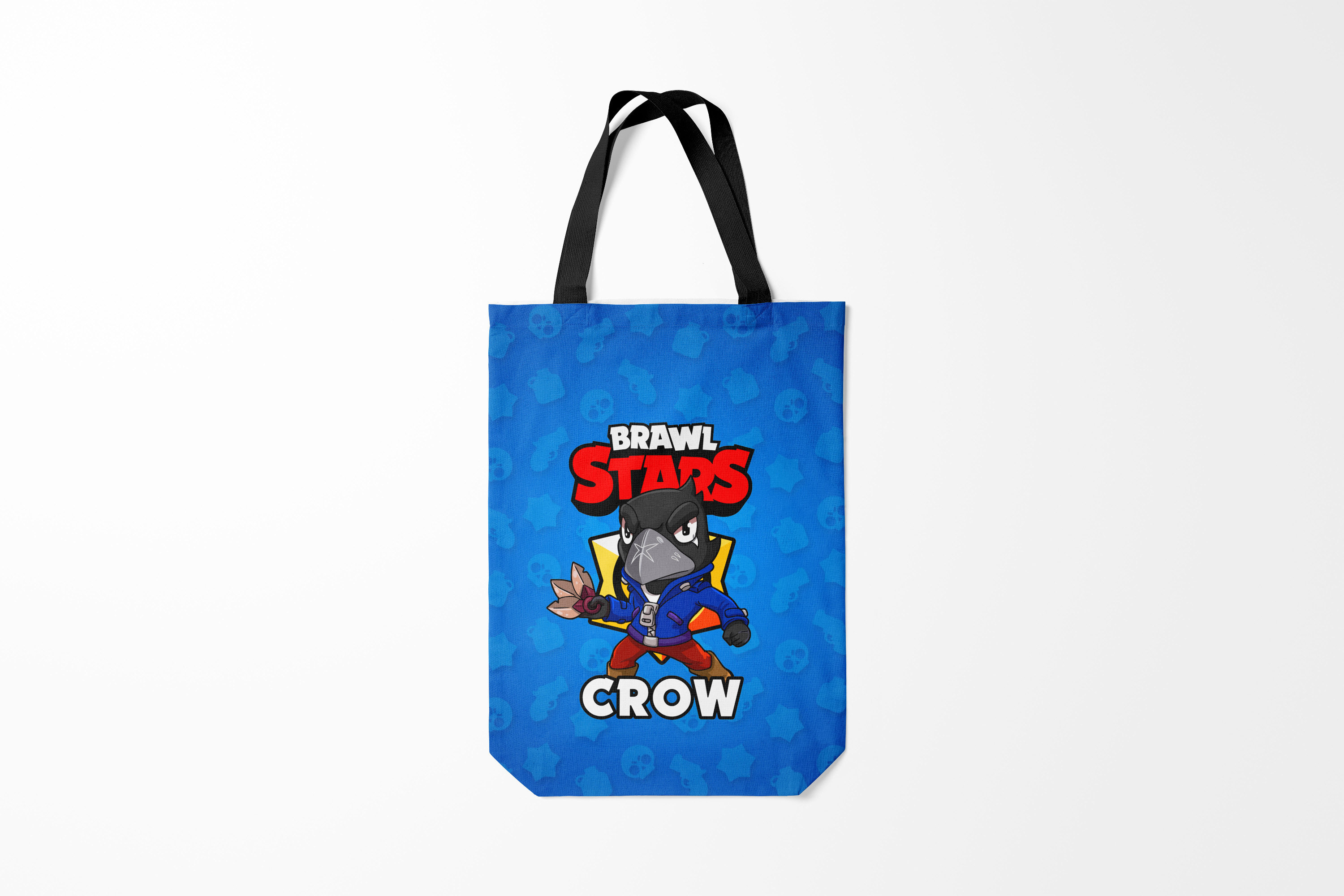 

Сумка шoппер унисекс Burnettie Brawl Stars Crow, оранжевый; желтый, Brawl Stars Crow