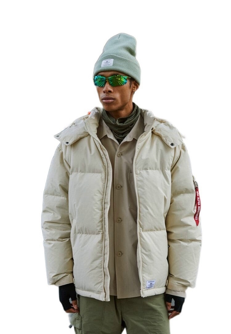 

Пуховик мужской Alpha Industries Puffer parka белый M, Puffer parka