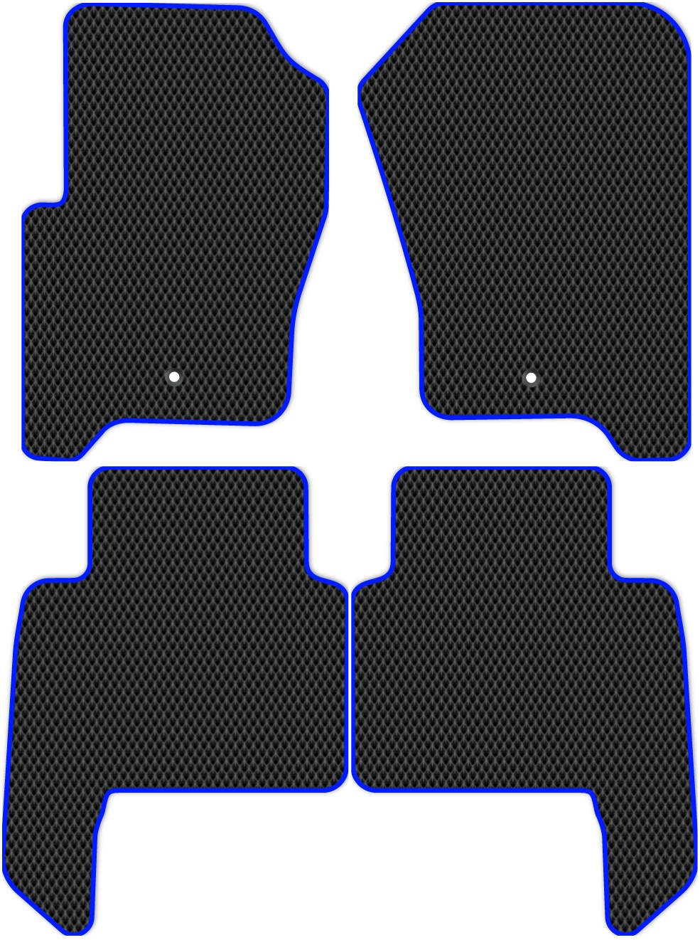 

Коврики ЭВА в салон для Land Rover Range Rover Sport 1 2005 - 2013, 4 шт. черный, 3103-S4Y-H