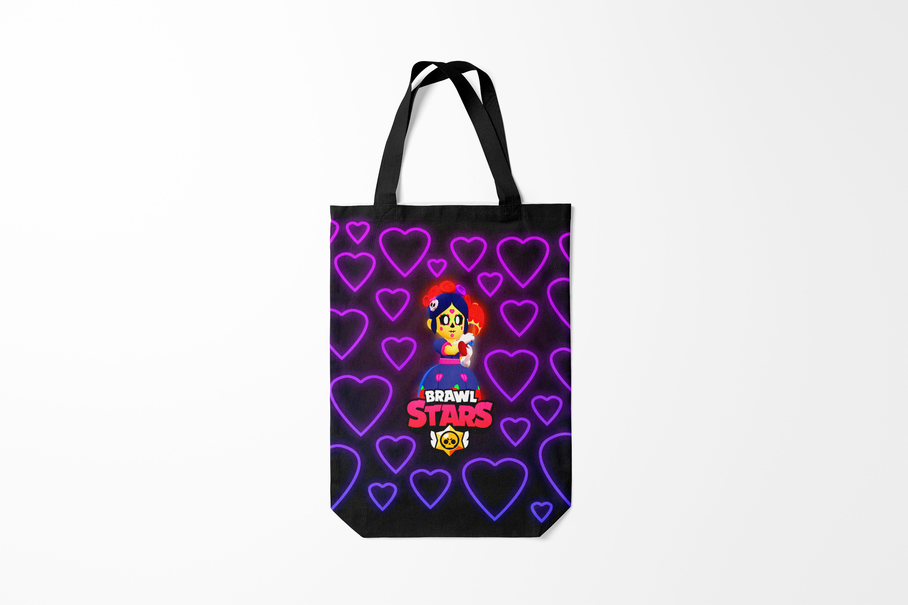 

Сумка шoппер унисекс Burnettie Brawl Stars BROCK, розовый; желтый, Brawl Stars BROCK