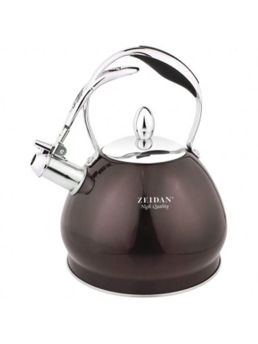 фото Чайник для плиты zeidan z-4231-02 со свистком нержавеющая сталь 3 литра