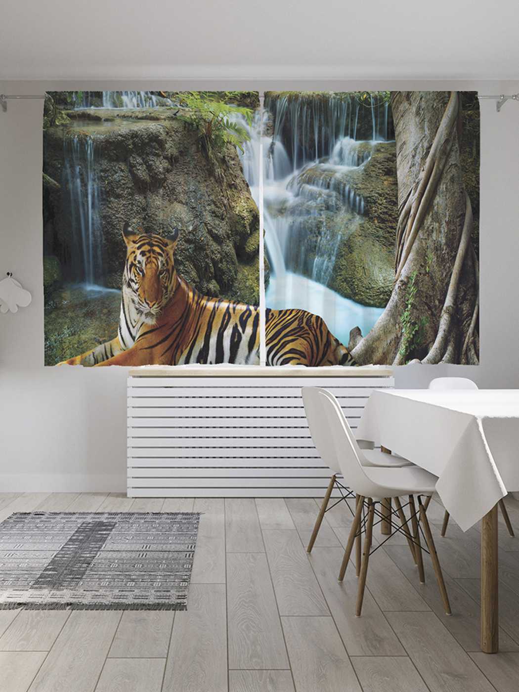 

Шторы JoyArty c фотопечатью "Дикая агрессия" из сатена, 290х180 см, Дикая агрессия