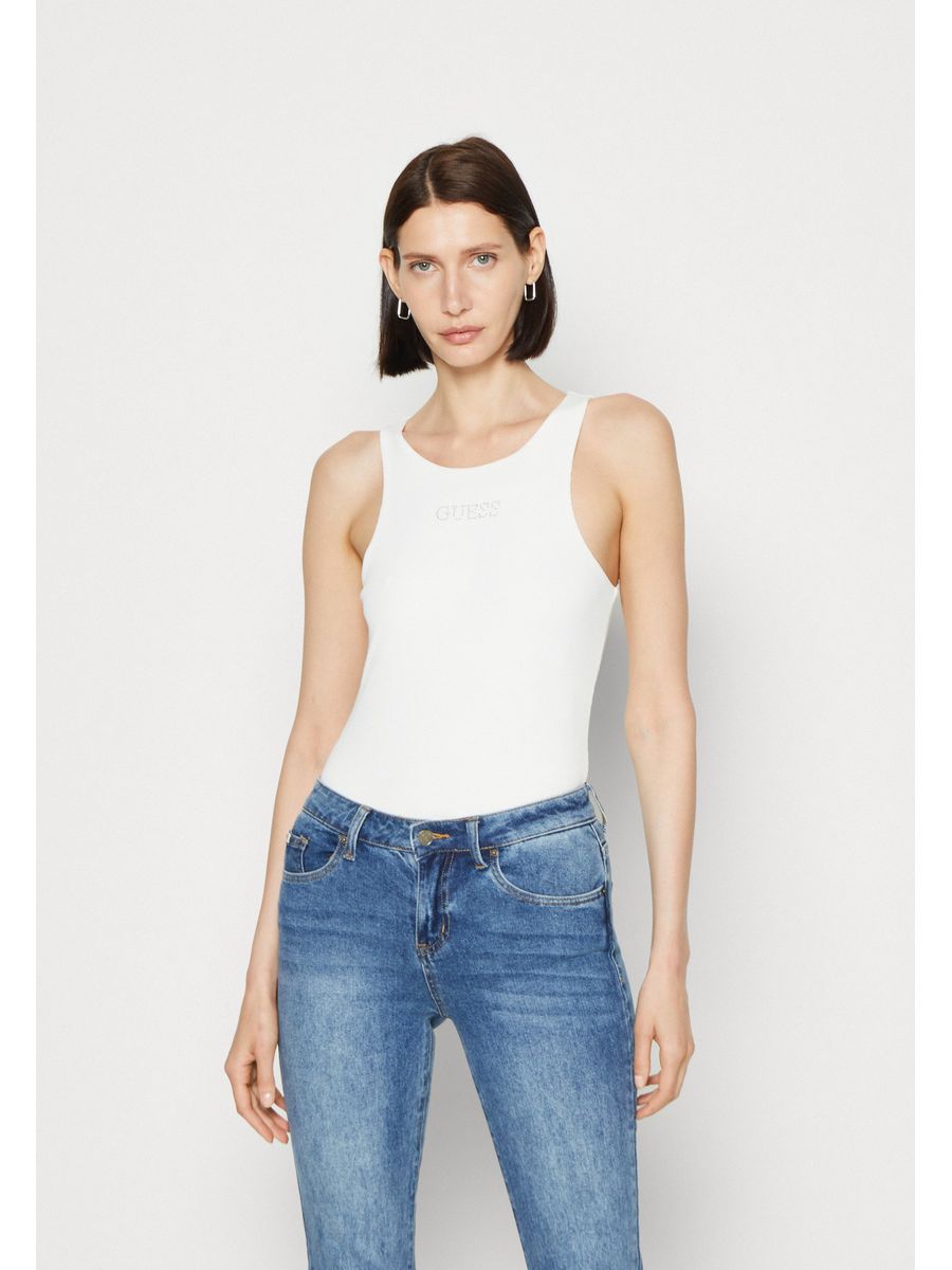 

Майка женская Guess GU121D1KU бежевая XS, Бежевый, GU121D1KU