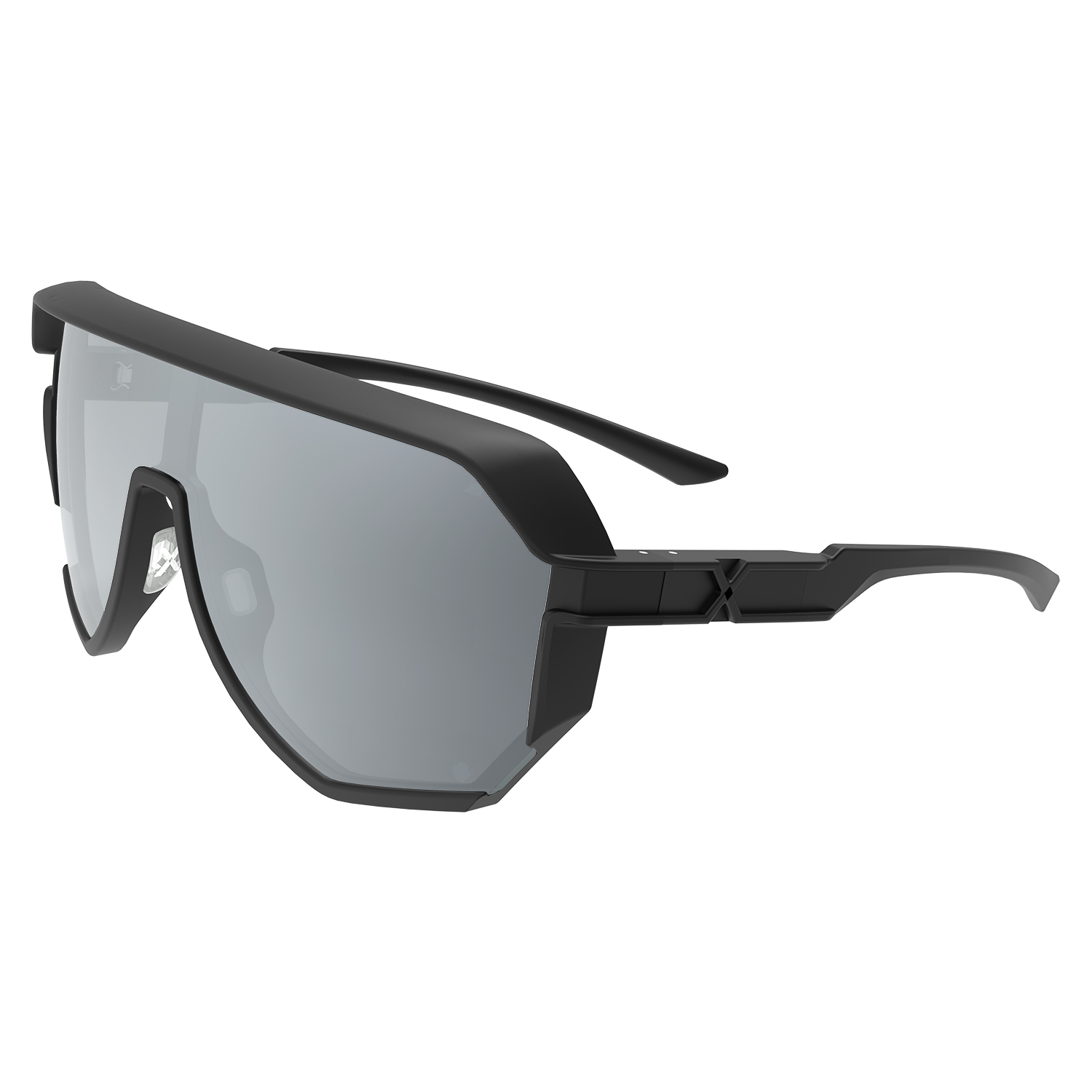 Спортивные солнцезащитные очки унисекс HILX Newblood matte black/black lens