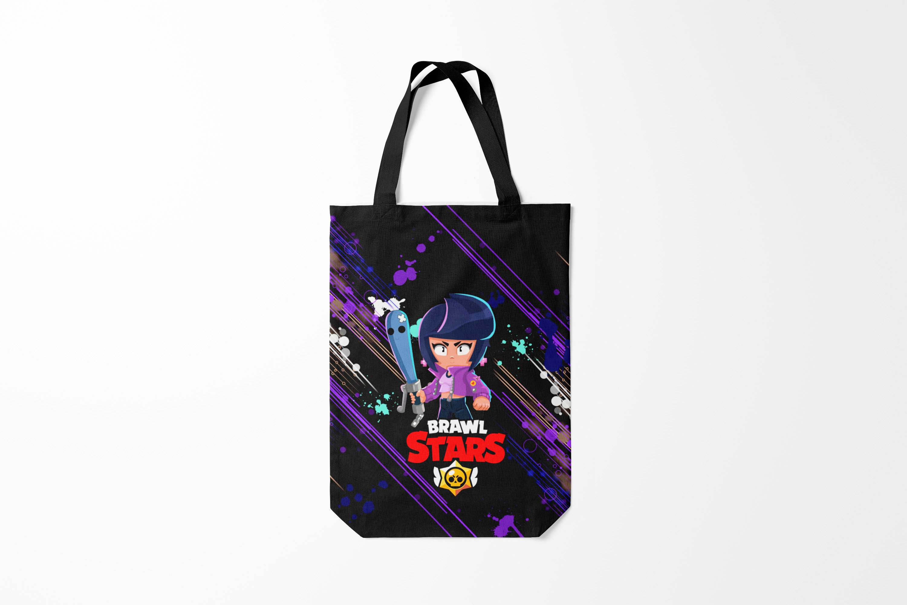

Сумка шoппер унисекс Burnettie Brawl Stars BIBI., белый, Brawl Stars BIBI.