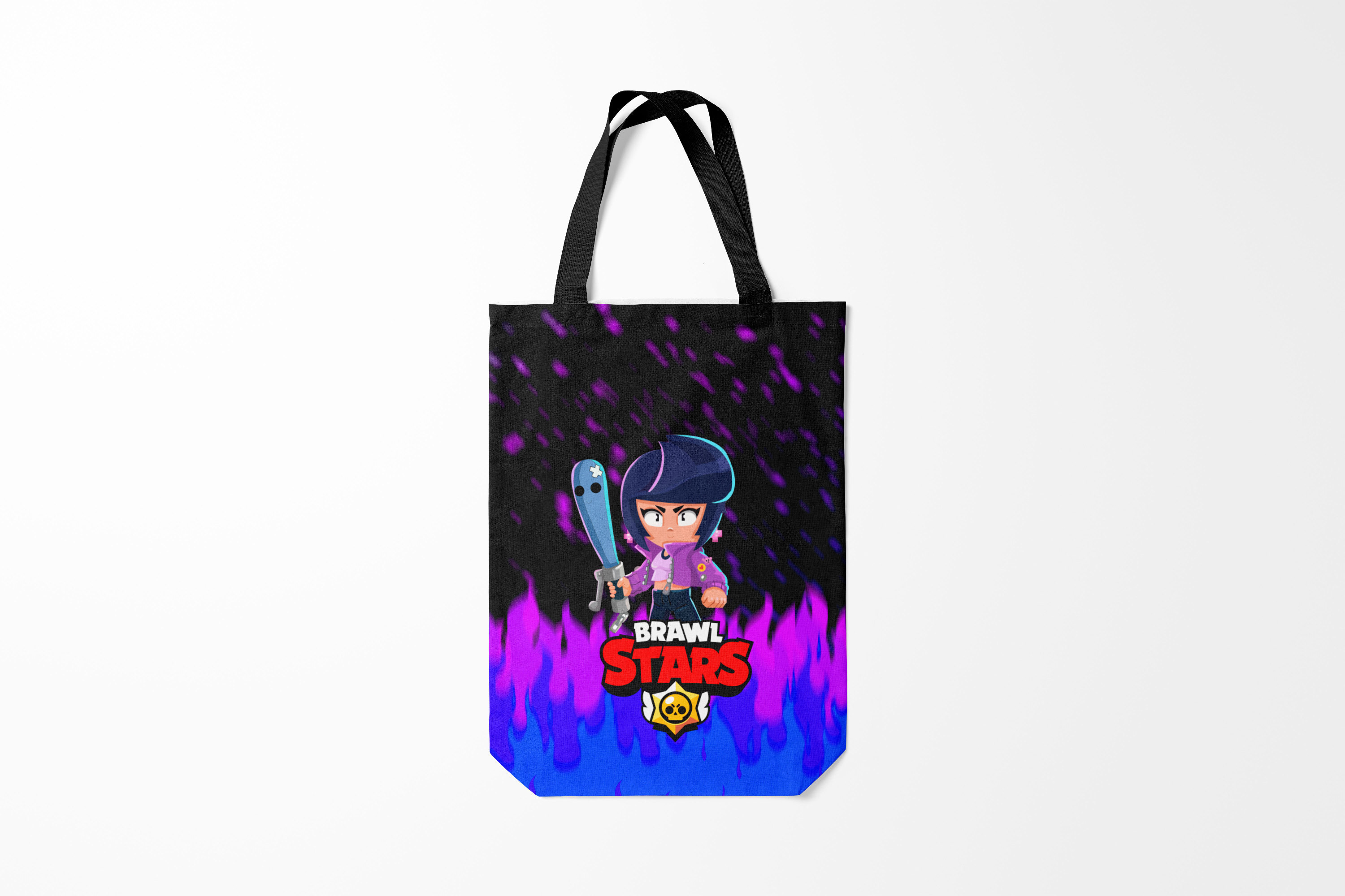 

Сумка шoппер унисекс Burnettie Brawl Stars BIBI, разноцветный, Brawl Stars BIBI