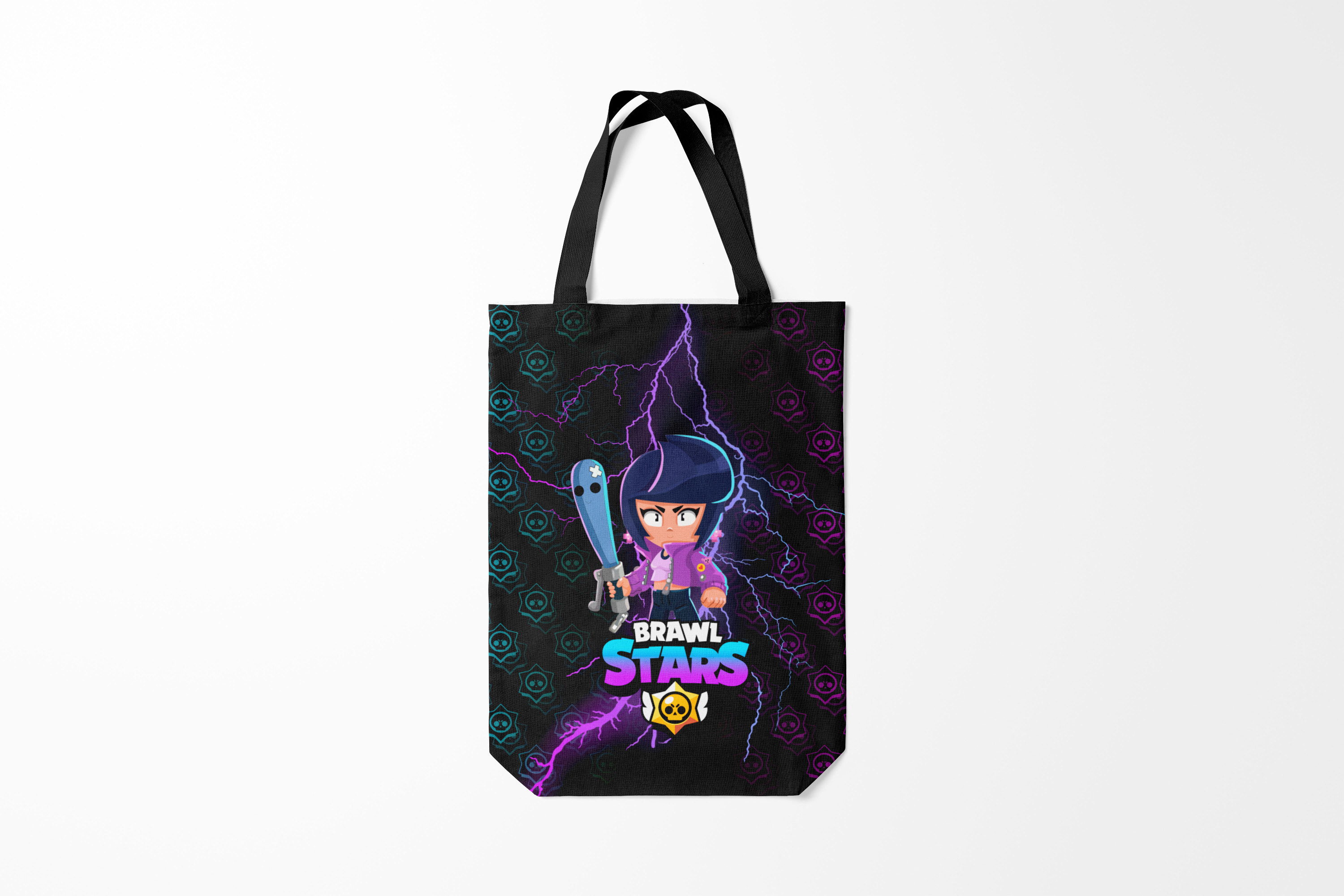 

Сумка шoппер унисекс Burnettie Brawl Stars BIBI, разноцветный, Brawl Stars BIBI