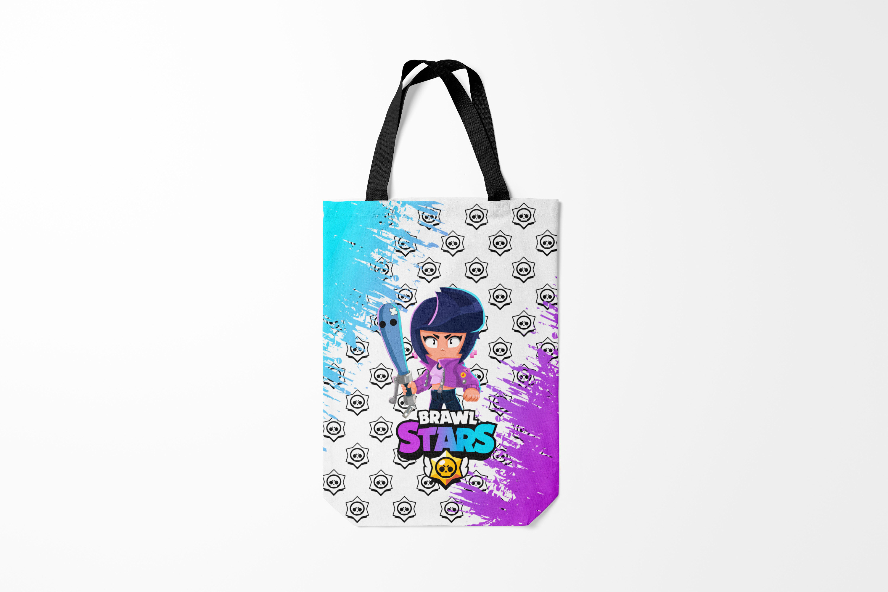 

Сумка шoппер унисекс Burnettie Brawl Stars BIBI, разноцветный, Brawl Stars BIBI