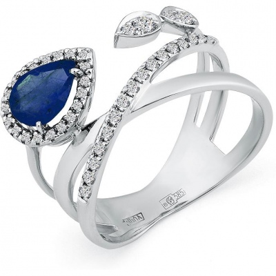 

Кольцо из белого золота с бриллиантом р. 18 Мастер Бриллиант 1-208417-00-02, 1-208417-00-02