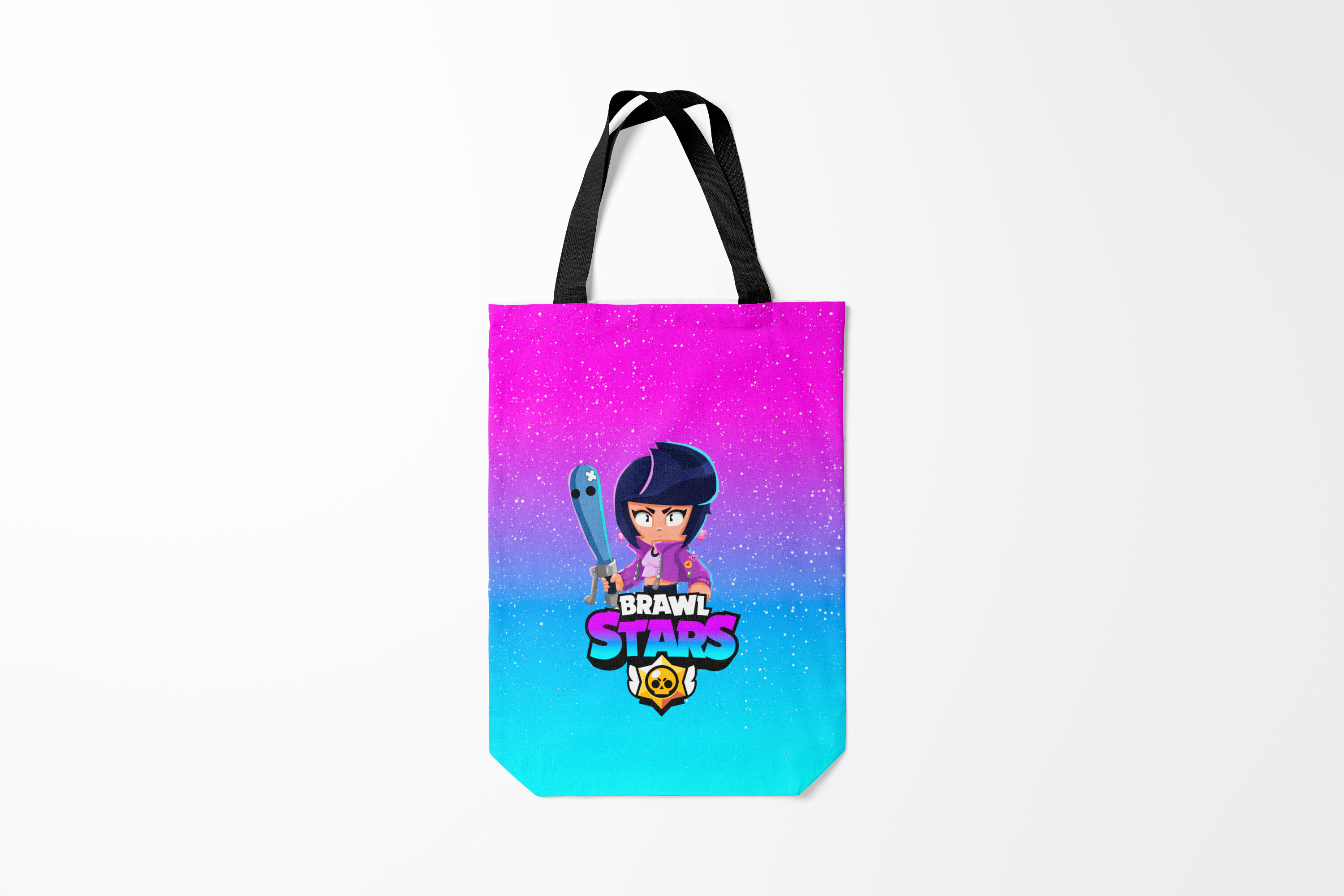 

Сумка шoппер унисекс Burnettie Brawl Stars BIBI, разноцветный, Brawl Stars BIBI