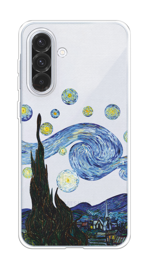 

Чехол на Samsung Galaxy A36 5G "Ночь Ван Гога", Голубой;синий;черный, 2110650-1
