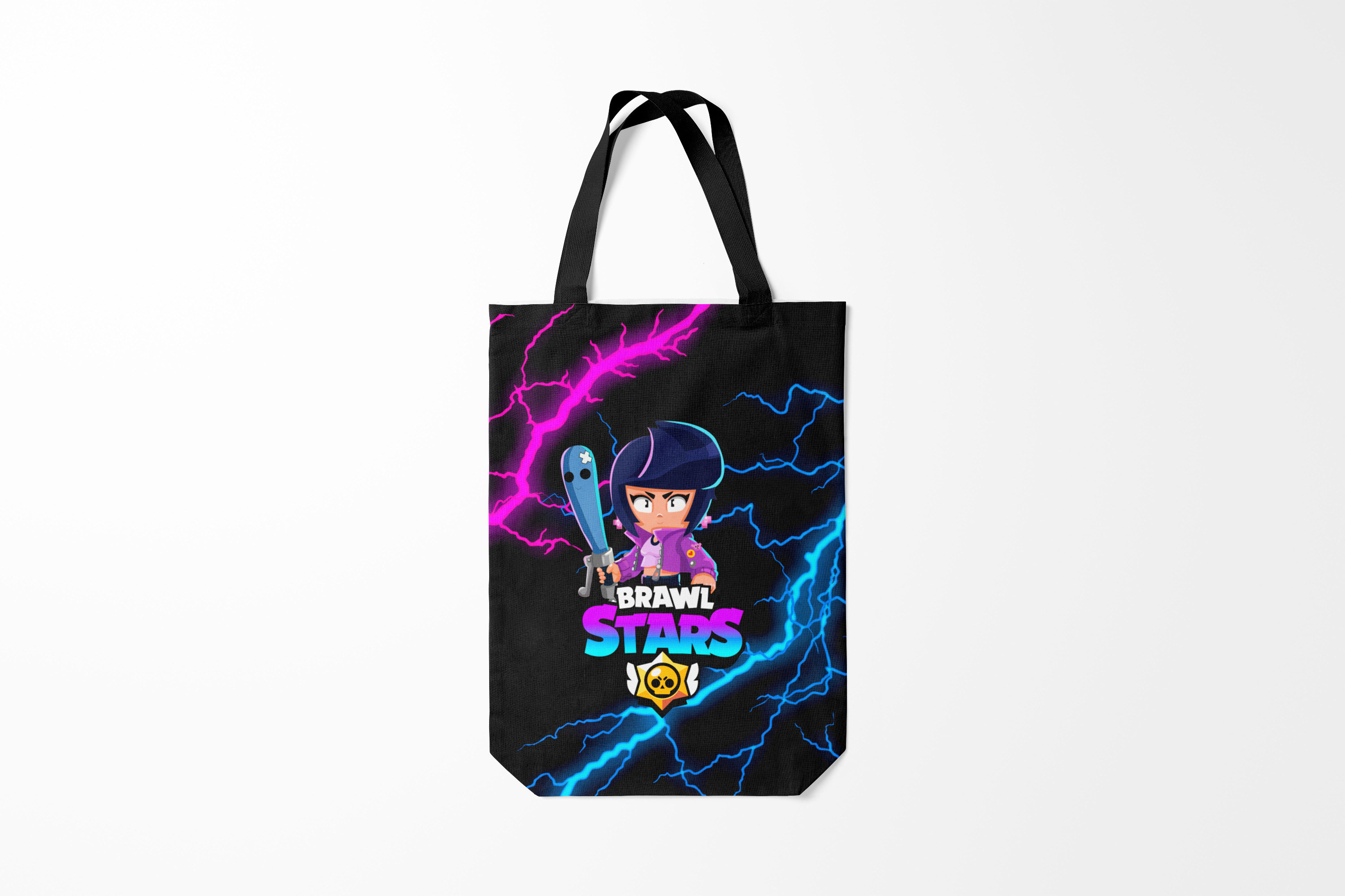 

Сумка шoппер унисекс Burnettie Brawl Stars BIBI, разноцветный, Brawl Stars BIBI