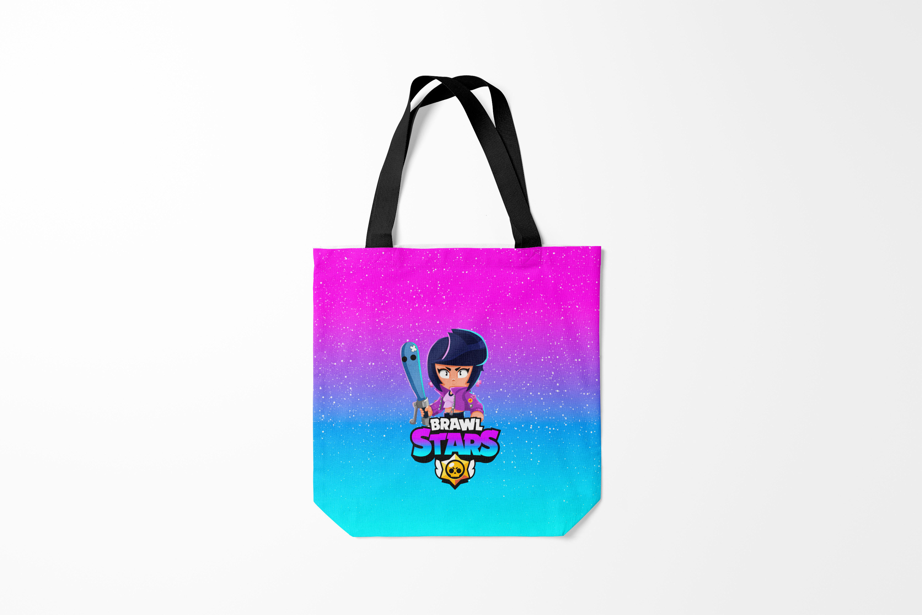 

Сумка шoппер унисекс Burnettie Brawl Stars BIBI, разноцветный, Brawl Stars BIBI