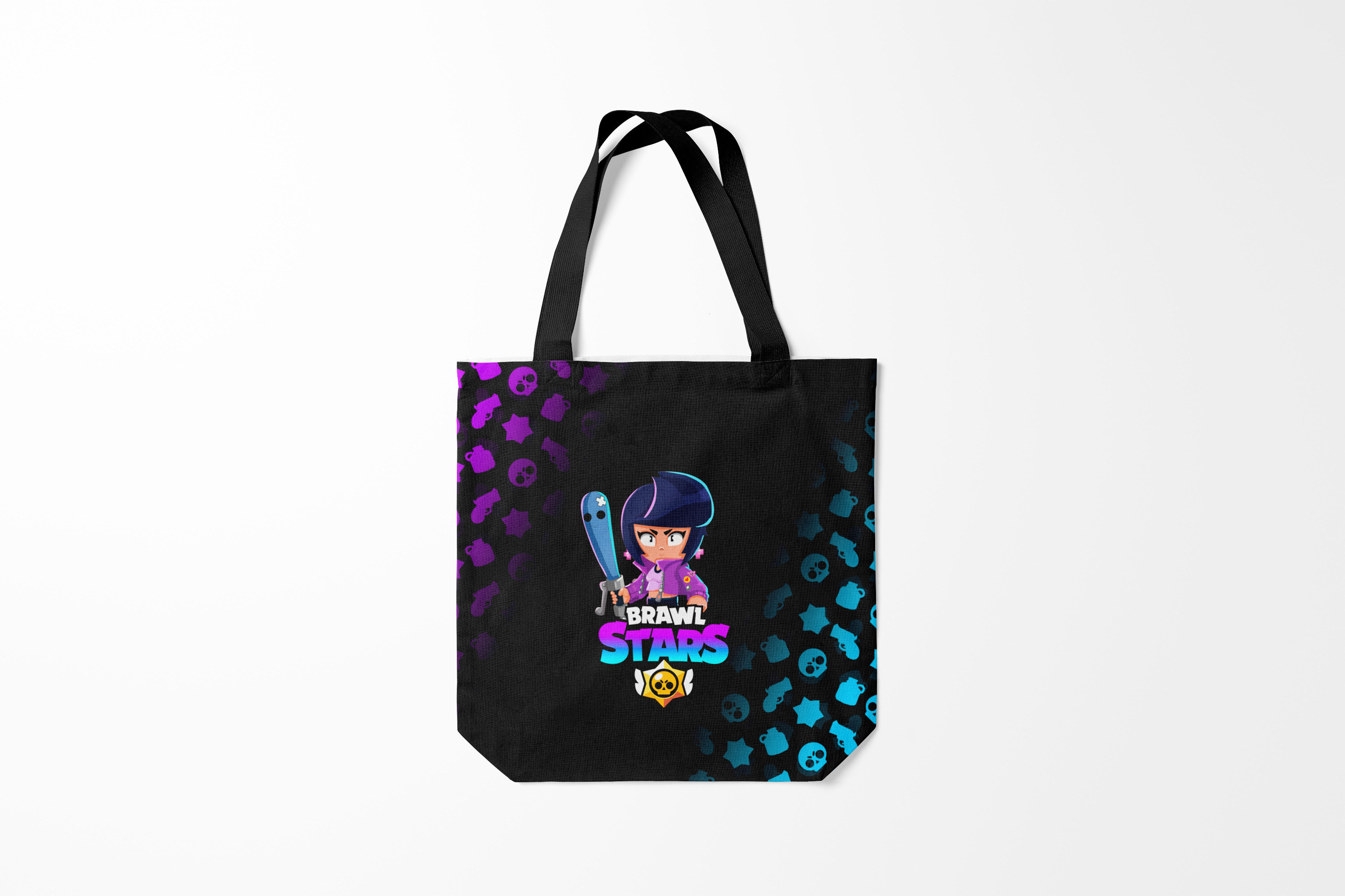 

Сумка шoппер унисекс Burnettie Brawl Stars BIBI, разноцветный, Brawl Stars BIBI