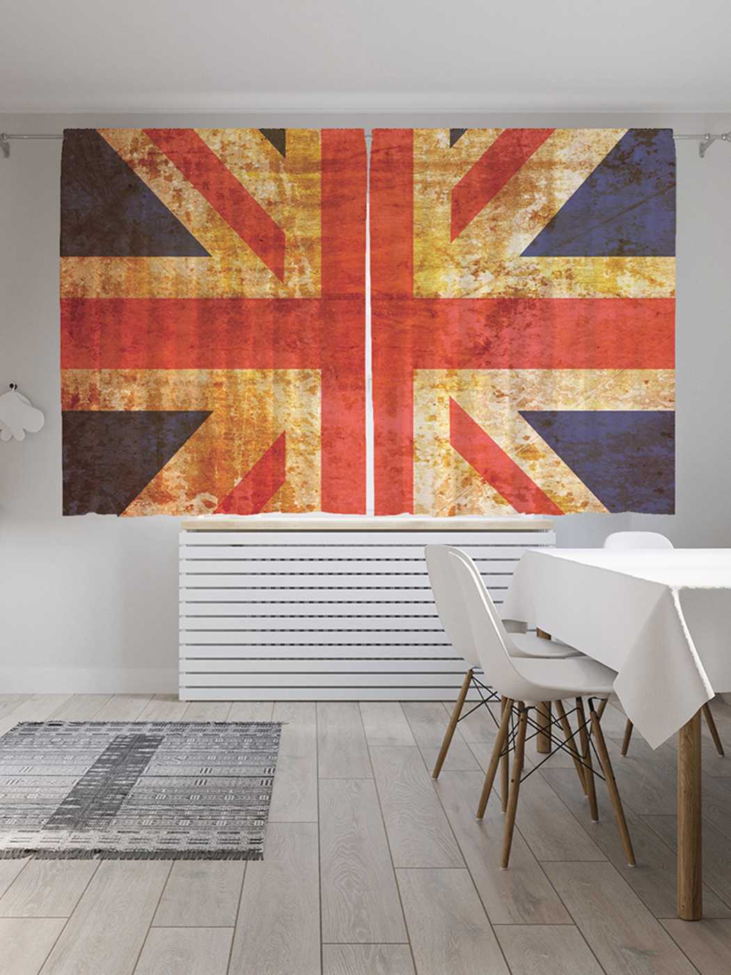 

Шторы JoyArty c фотопечатью "Британский флаг" из сатена, 290х180 см, Британский флаг