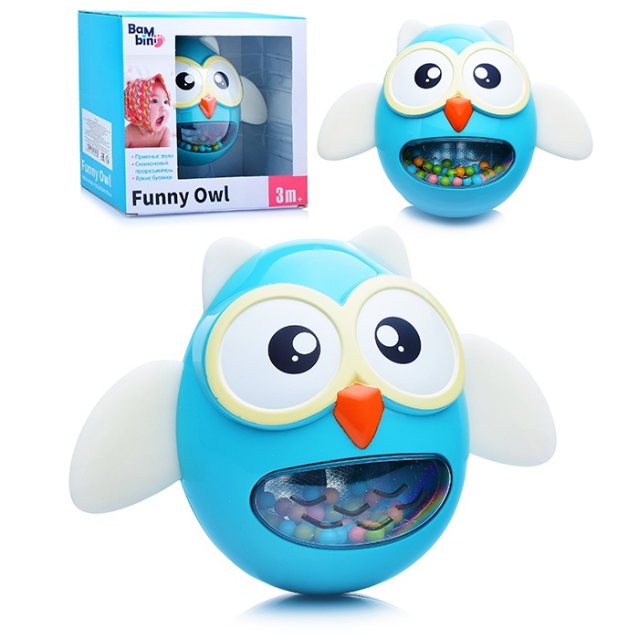 

Погремушка Oubaoloon приятные звуки, силиконовый прорезыватель, в коробке, приятные звуки, силиконовый прорезыватель, в коробке