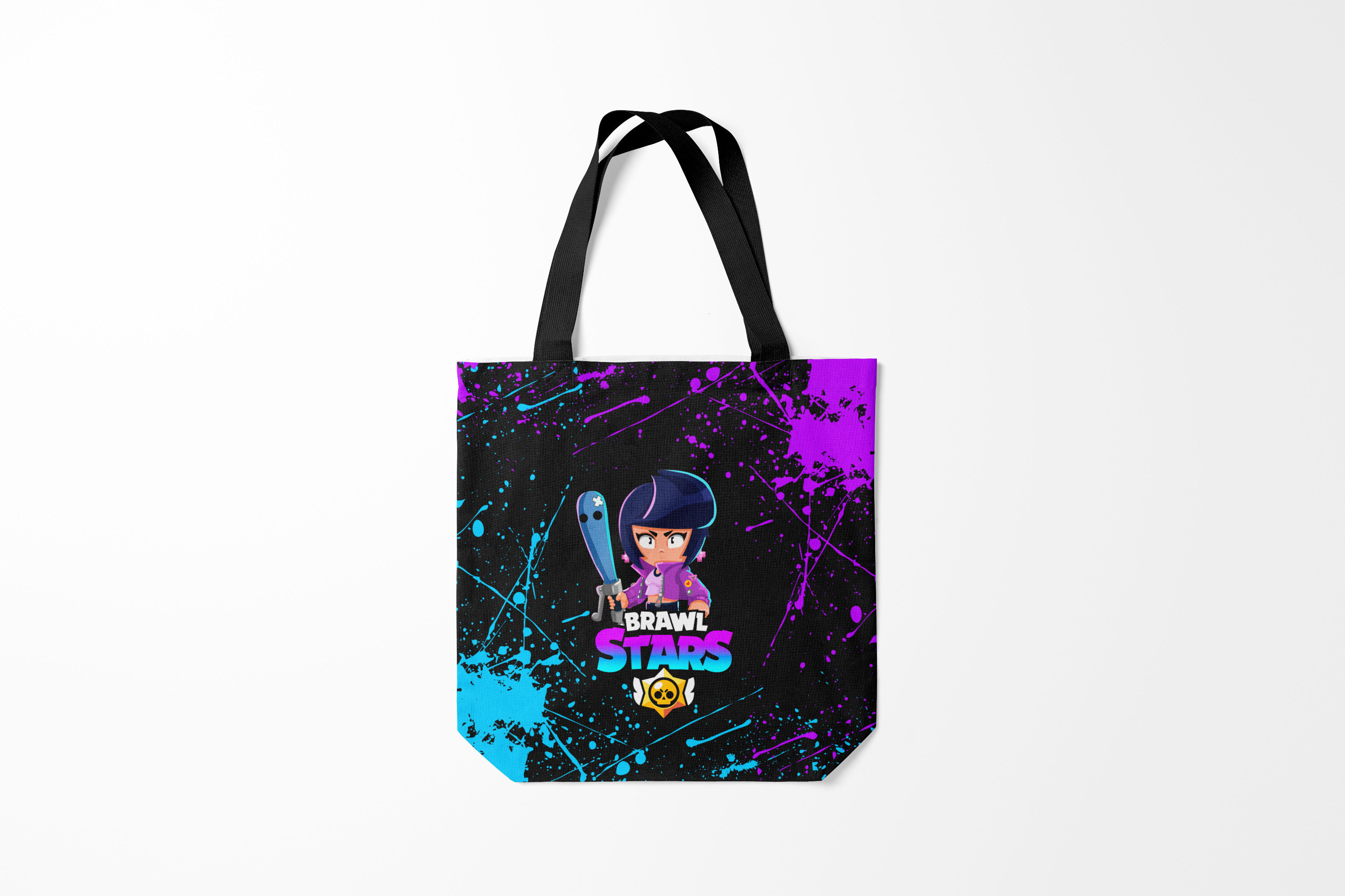 

Сумка шoппер унисекс Burnettie Brawl Stars BIBI, разноцветный, Brawl Stars BIBI