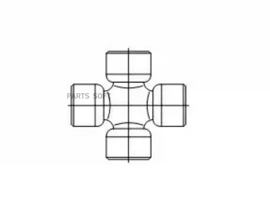 

Крестовина Кардан.Вала 26.99x81.75мм Volvo 240 12207866 Gkn^U100/L GKN (Loebro) арт. U100/