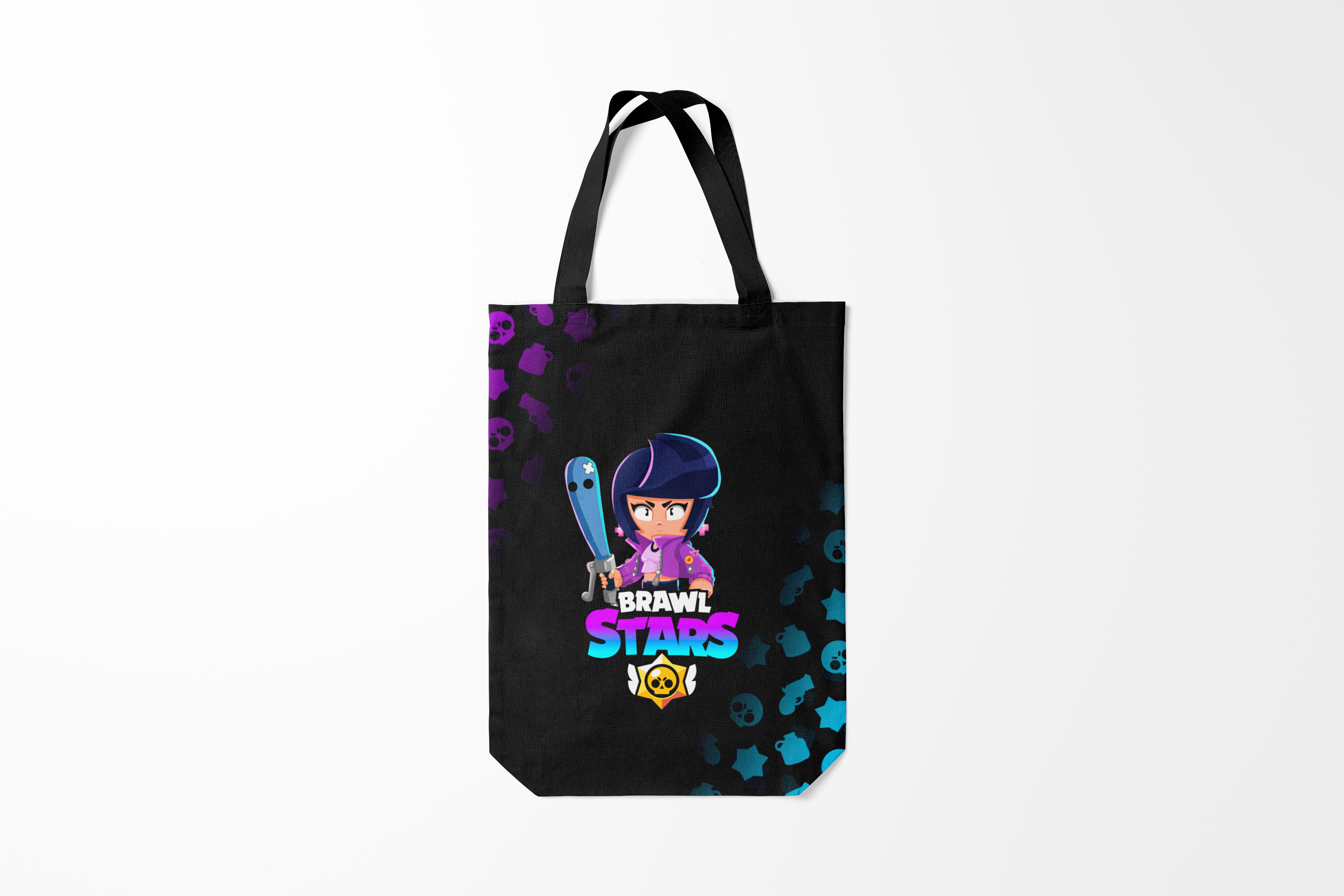 

Сумка шoппер унисекс Burnettie Brawl Stars BIBI, разноцветный, Brawl Stars BIBI