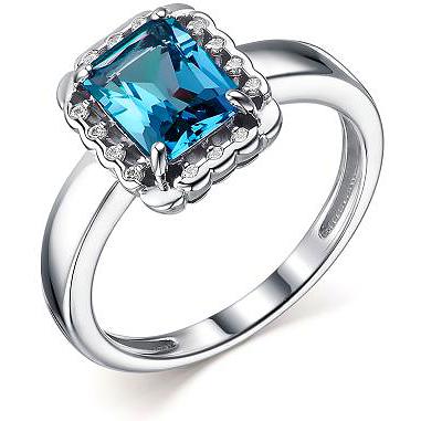 

Кольцо из серебра с фианитом р. 18 АЛЬКОР 01-2090_0НСЛ-00, 01-2090_0НСЛ-00
