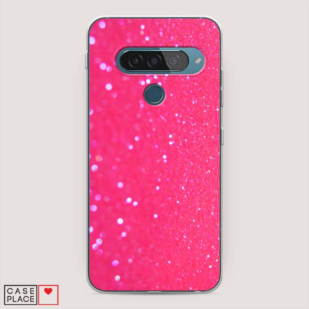 

Чехол Awog "Малиновые блестки рисунок" для LG G8s ThinQ