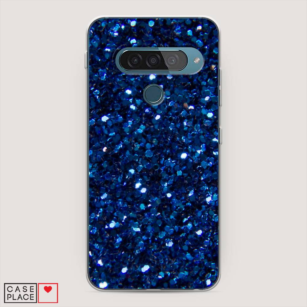 

Чехол Awog "Синие блестки рисунок" для LG G8s ThinQ