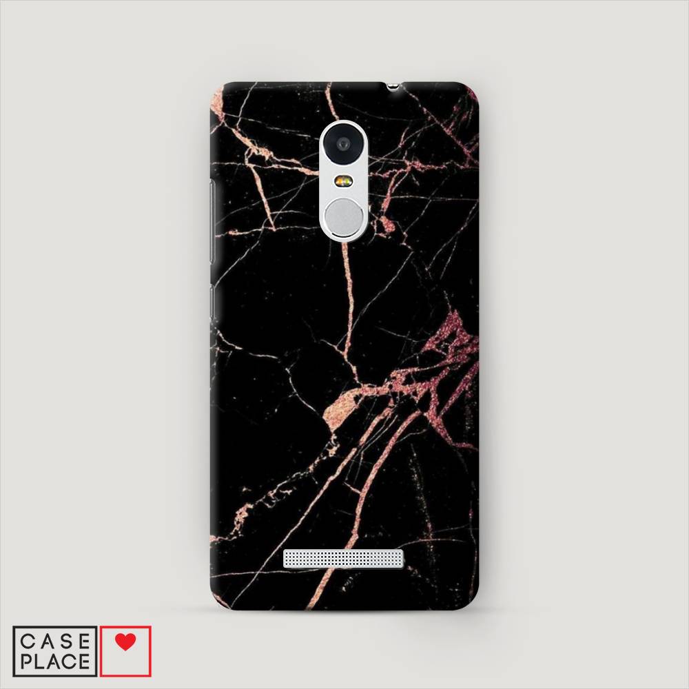

Пластиковый чехол "Мрамор розовое золото" на Xiaomi Redmi Note 3